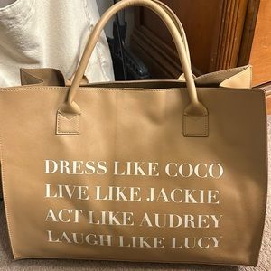 Influencer, favorite, vegan tote bag